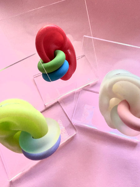 Rainbow ear-cuff