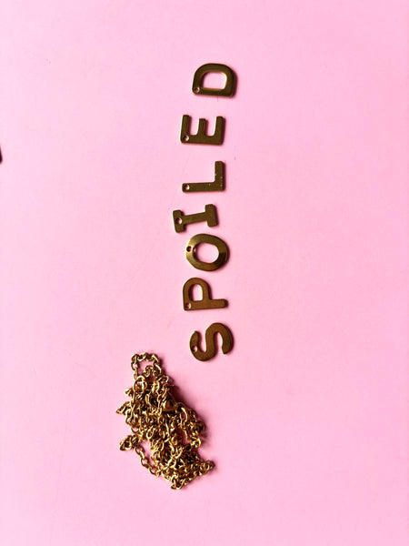 Spoiled necklace
