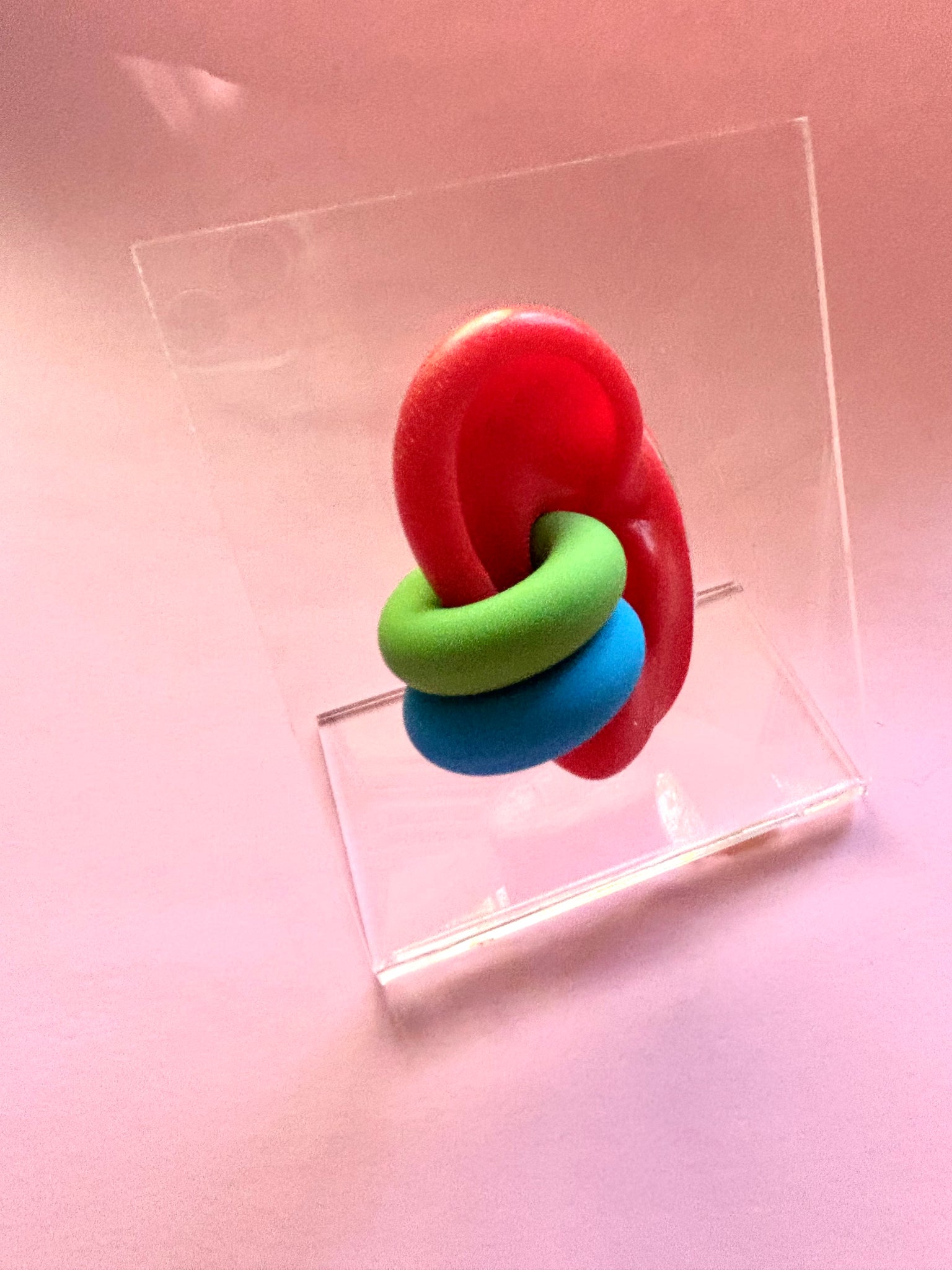 Rainbow ear-cuff