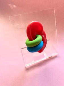 Rainbow ear-cuff