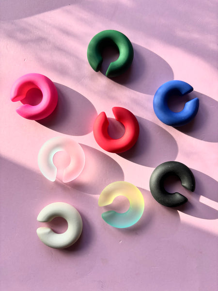 Rainbow ear-cuff